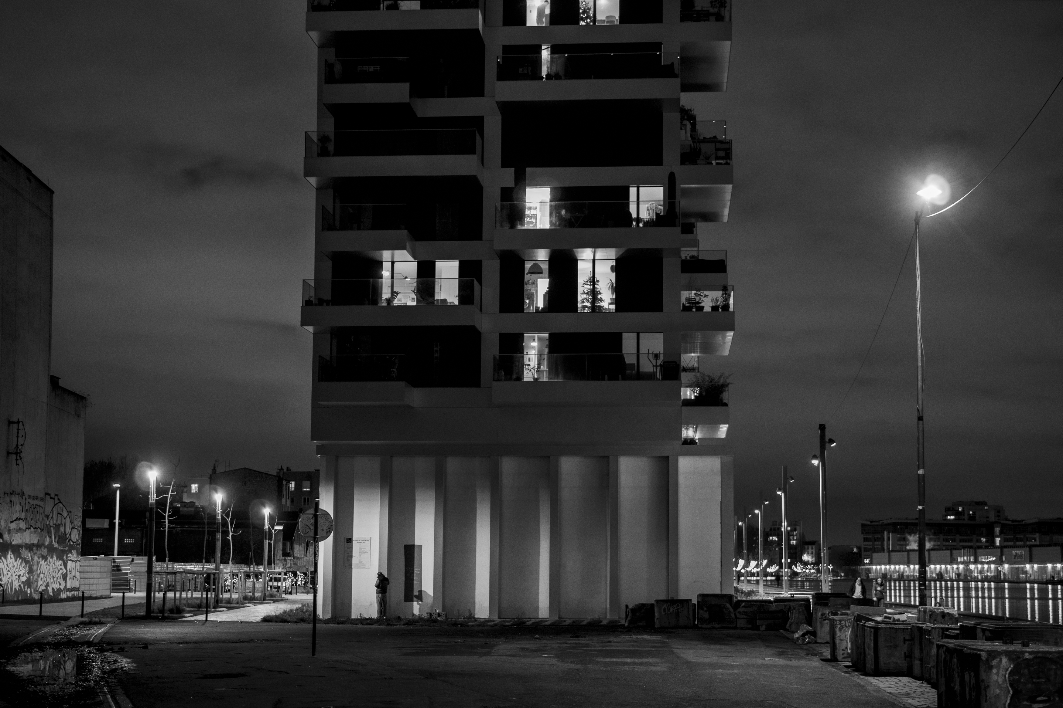 Apartment block Chemin Halage Pantin